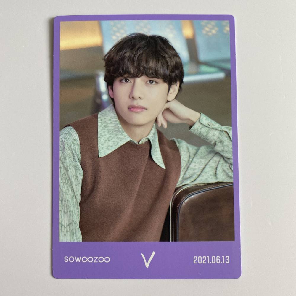 BTS 2021 MUSTER 'SOWOOZOO' MINI PHOTOCARD - V (1/8)